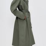MEIMEIJ Oversized Trench Coat with Round Sleeves Oversized Trench Coat with Round Sleeves